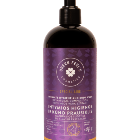 GREEN FEEL'S intymios higienos prausiklis 400ml NEW