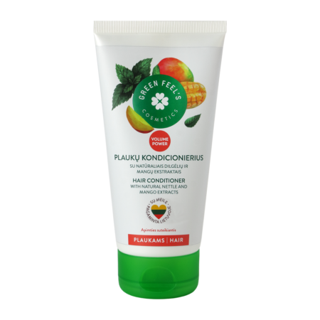 GREEN FEEL'S Plaukų kondicionierius su natūraliais dilgėlių ir mangų ekstraktais 150 ml